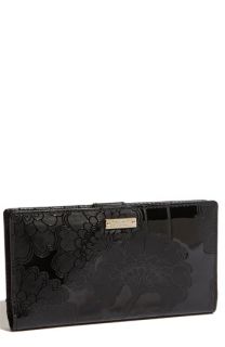 kate spade new york japanese floral embossed   stacey wallet