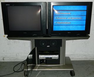  Tandberg 6000 MXP TTC60 01 Dual Monitor Video Conferencing System