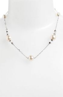Majorica Pearl Station Necklace