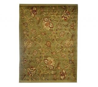 Linda Dano Exploded Floral Scroll 76x96 Rug —