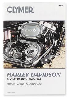CLYMER REPAIR/SERVICE MANUAL HARLEY DAVIDSON SHOVELHEADS 66 84