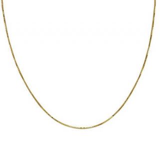 EternaGold 20 Solid Box Chain Necklace14K Gold, 2.5g —