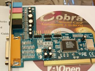 New Cobra AW840 PCI Sound Card TVCS 840