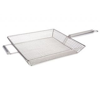 Technique Stainless Steel Wire Square Grill Basket —