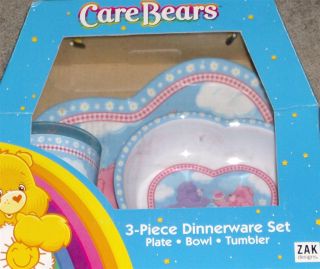  Kids Care Bears Dish Set Dishes Bear Plate Cup