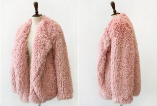 Fuzzy Faux Fur Jacket Coat Thick Soft Fluffy Perfect for Any