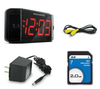 Covert Alarm Clock w/ Pinhole Digital Camera& Internal DVR —