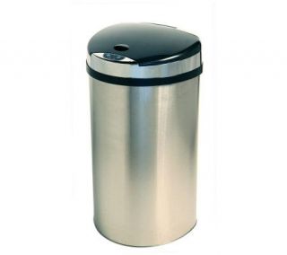 13 Gallon Semi Round Touchless Trash Can HX with AC Adapter — 
