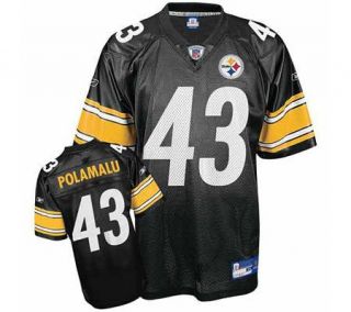 NFL Pittsburgh Steelers T. Polamalu Replica TeaColor Jersey   A154465