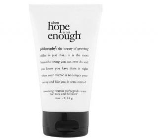 philosophy when hope is not enough super size neck cream 4 oz.