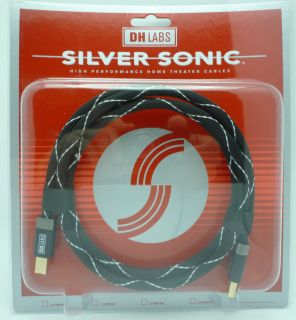 DH Labs Silver Sonic USB Cable 1 0 Meter Computer Audio