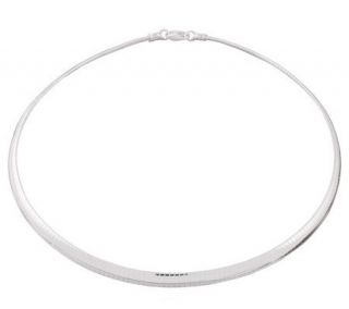 UltraFine Silver 20 6mm Omega Necklace, 28.5g —