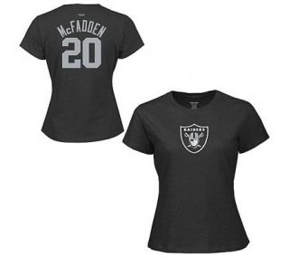 NFL Raiders Womens Darren McFadden Name & Number T Shirt   A172033