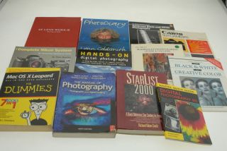 Lot of 14 Photography Computer Astronomy Books