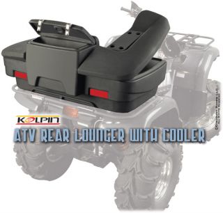  Cooler includes two arm lid storage compartments and a rear cooler
