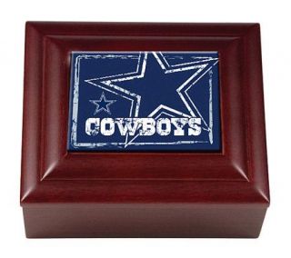 NFL Dallas Cowboys Wood Keepsake Box —