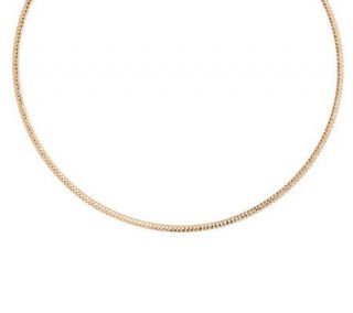 EternaGold 20 Woven Omega Style Necklace 14K Gold, 2.9g —