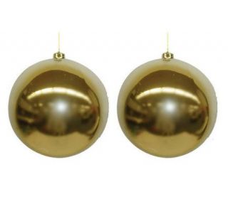 Set of 2 Giant Shiny Ornaments by Brite Star —