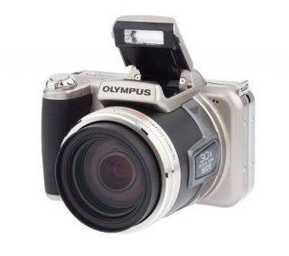 Olympus 14MP 30X Super Zoom Cameraw/ 3Diag LCD, HD Movie 