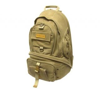 Wolverine BP202 Camera & Laptop Cloth Travel Backpack   Khaki