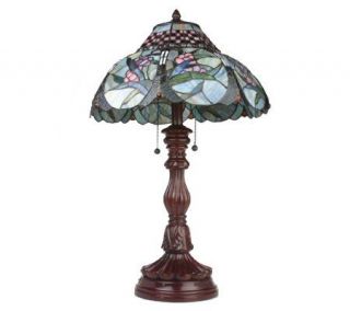 Limited Edition Tiffany Style Mission Petals 27 3/4 Table Lamp