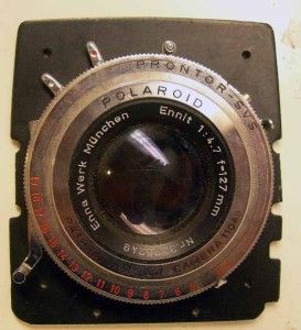 Prontor Polaroid Shutter with Enna Wark Ennit 14.7 F127mm Lens