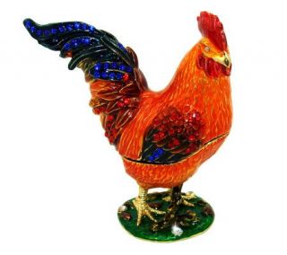 Trinket Box   Cock a Doodle Doo   Rooster Chicken —