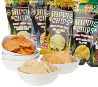 Hippie Chips (24) 1oz. Bags All Natural Snack Assortment —