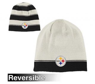 NFL Pittsburgh Steelers Cuffless Reversible Knit Hat —
