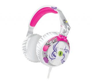 iLuv Tatz Large Size Broken Heartz Headphones  Pink —