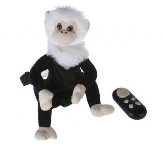 Dave the Funky ShoulderMonkey Interactive Pet w/Remote & Shoulder 