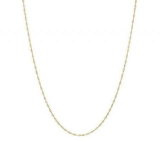 EternaGold 20 Diamond Cut Perfectina Necklace 14K Gold, 1.2g