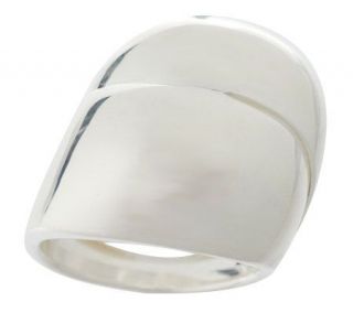VicenzaSilver Sterling Polished Wide Band Ring   J266827