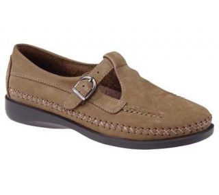 Dexter Womens Faith Handsewn Leather T Strap Comfort Shoe —