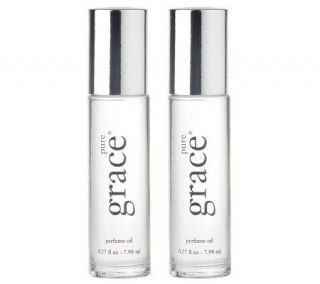 philosophy pure grace perfume oil roll on duo —
