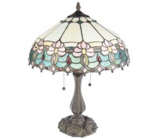 Tiffany Style VintageVictoria Scalloped Shade 21 1/2 Table Lamp