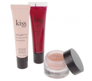 philosophy kiss me always 3 pc. perfectly kissable lip therapy set