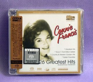 Audiophile Version Connie Francis 26 Greatest Hits Stereo Hybrid SACD