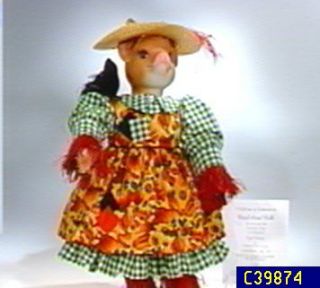 Scarecrow Suey 19 Porcelain Carol Anne Pig —