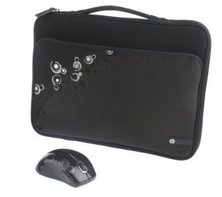 HP Tx2 Notebook Accessory Pack with Wireless Optical Mouse & 14 Sleeve 