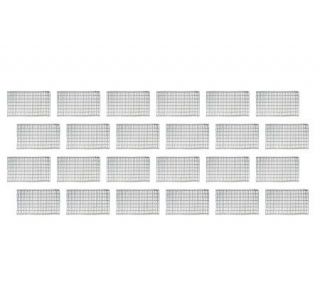 Clean BBQ Set of 24 Disposable Aluminum Grill Liners —
