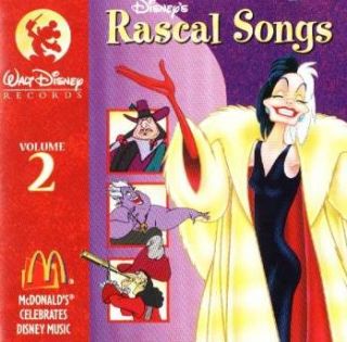 Disneys Rascal Songs Vol 2 CD Kids Music Collection