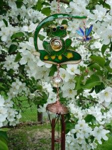  Frog Dragonfly Copper Wind Chimes New Yard Garden Decor Outdoor
