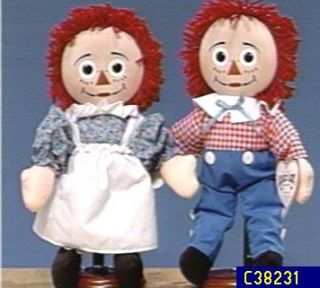 Knickerbocker Raggedy Ann & Andy 13 Dolls —