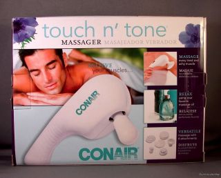 Conair HM11M Touch N Tone Face Scalp Body Massager Magnet Magnetic