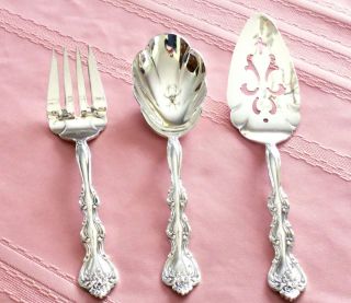 Silverplated Serving Set of 3 Pieces Interlude (1971) by