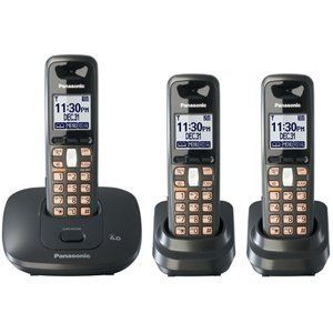 Panasonic KX TG6413T DECT6 0 Cordless Phone w 3 Handset 0037988481101