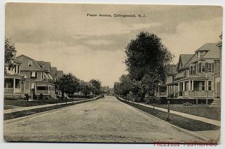 Frazer Avenue   COLLINGSWOOD NJ ca1908 Postcard