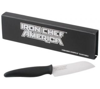 Iron Chef America 5 Santoku Ceramic Knife —