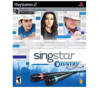 SingStar Country with Two Microphones   PS2 —